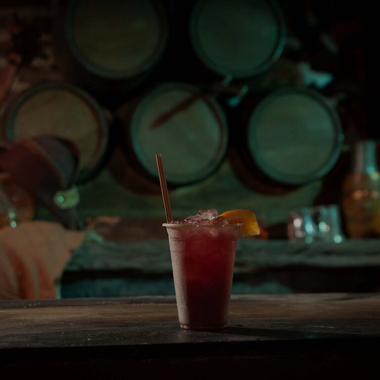 cocktail at the savannah pirates and treasure museum