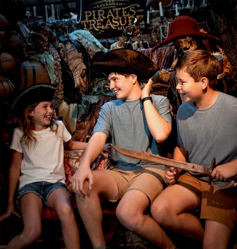 savannah pirate and treasure museum exhibits