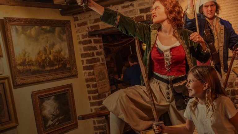 woman pirate exhibit